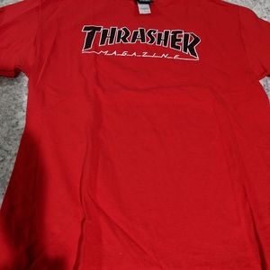 Thrasher tee, red, L
